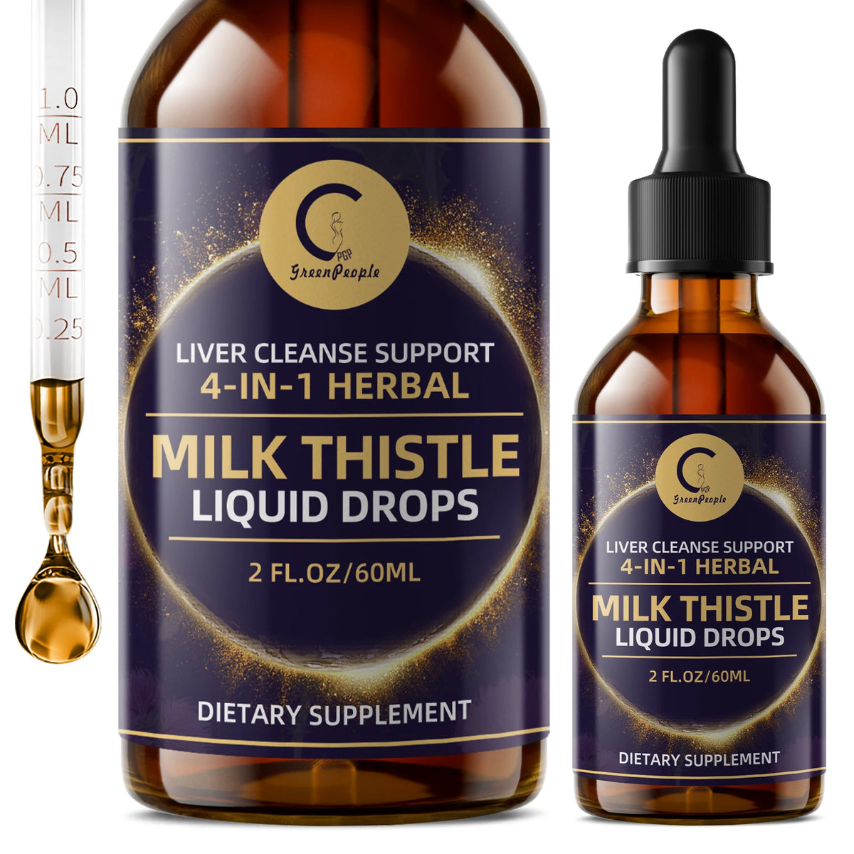 MINCH GreenPeople 4 in 1 Herbal Milk Thistle Drops