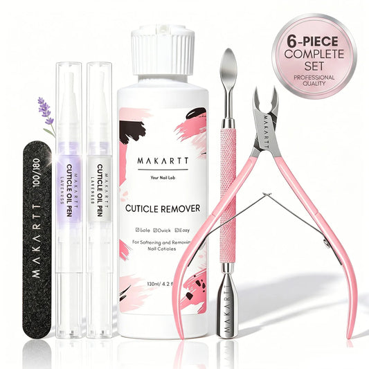 Makartt Cuticle Remover Manicure Kit With Nail Care Tools