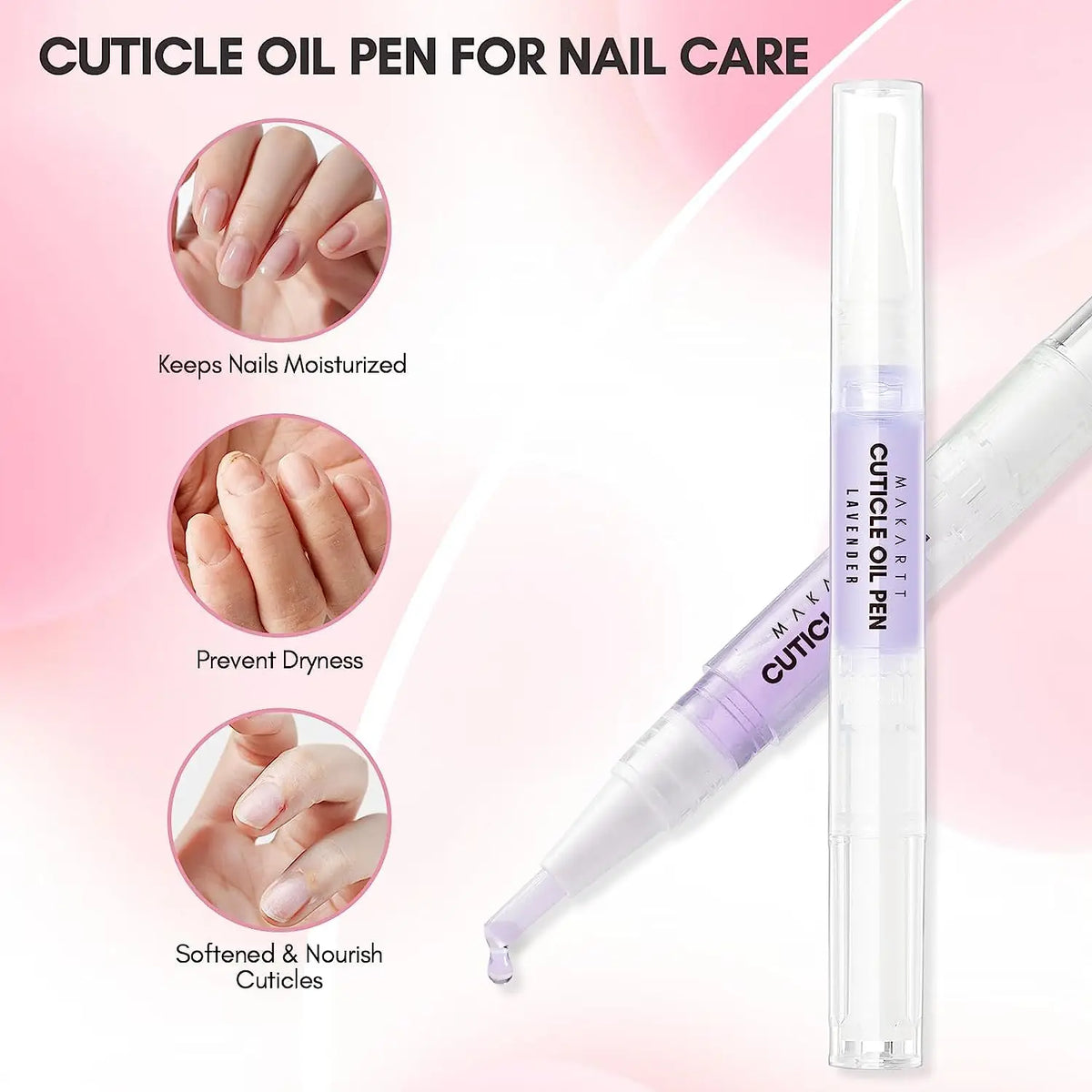 Makartt Cuticle Remover Manicure Kit With Nail Care Tools
