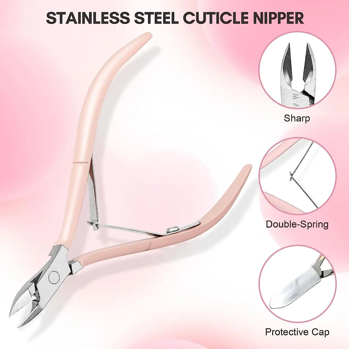 Makartt Cuticle Remover Manicure Kit With Nail Care Tools
