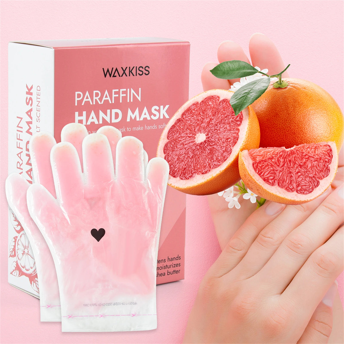 Waxkiss Paraffin Wax Hand Mask for Moisturizing Spa Treatment