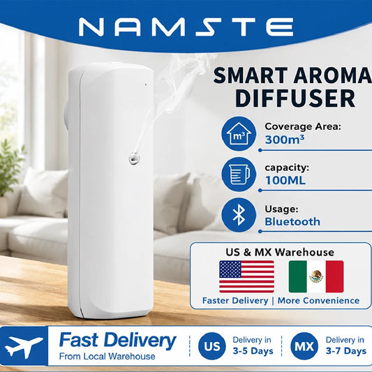 NAMSTE Bluetooth Aromatic Oil Diffuser for Home Air Freshening