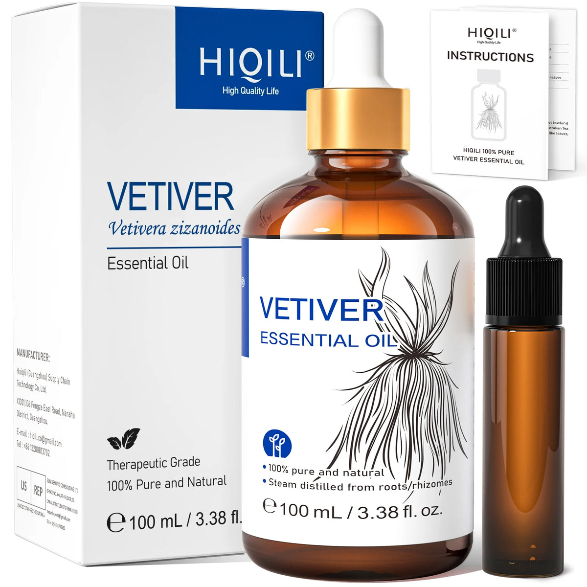 HIQILI Natural Essential Oil Blend 100ml For Diffusers And Candles
