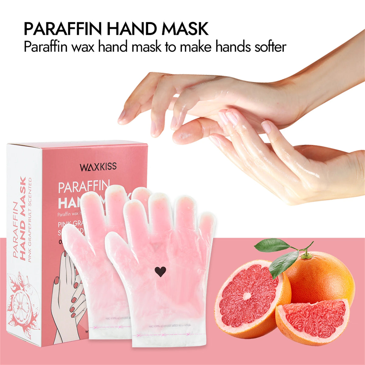 Waxkiss Paraffin Wax Hand Mask for Moisturizing Spa Treatment