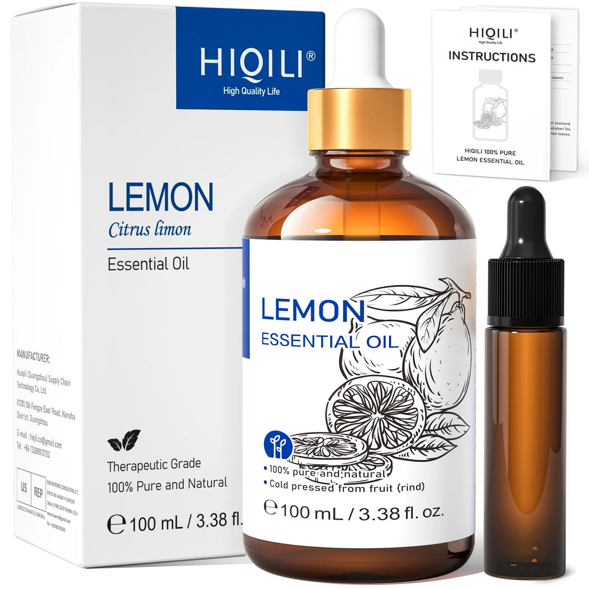 HIQILI Natural Essential Oil Blend 100ml For Diffusers And Candles