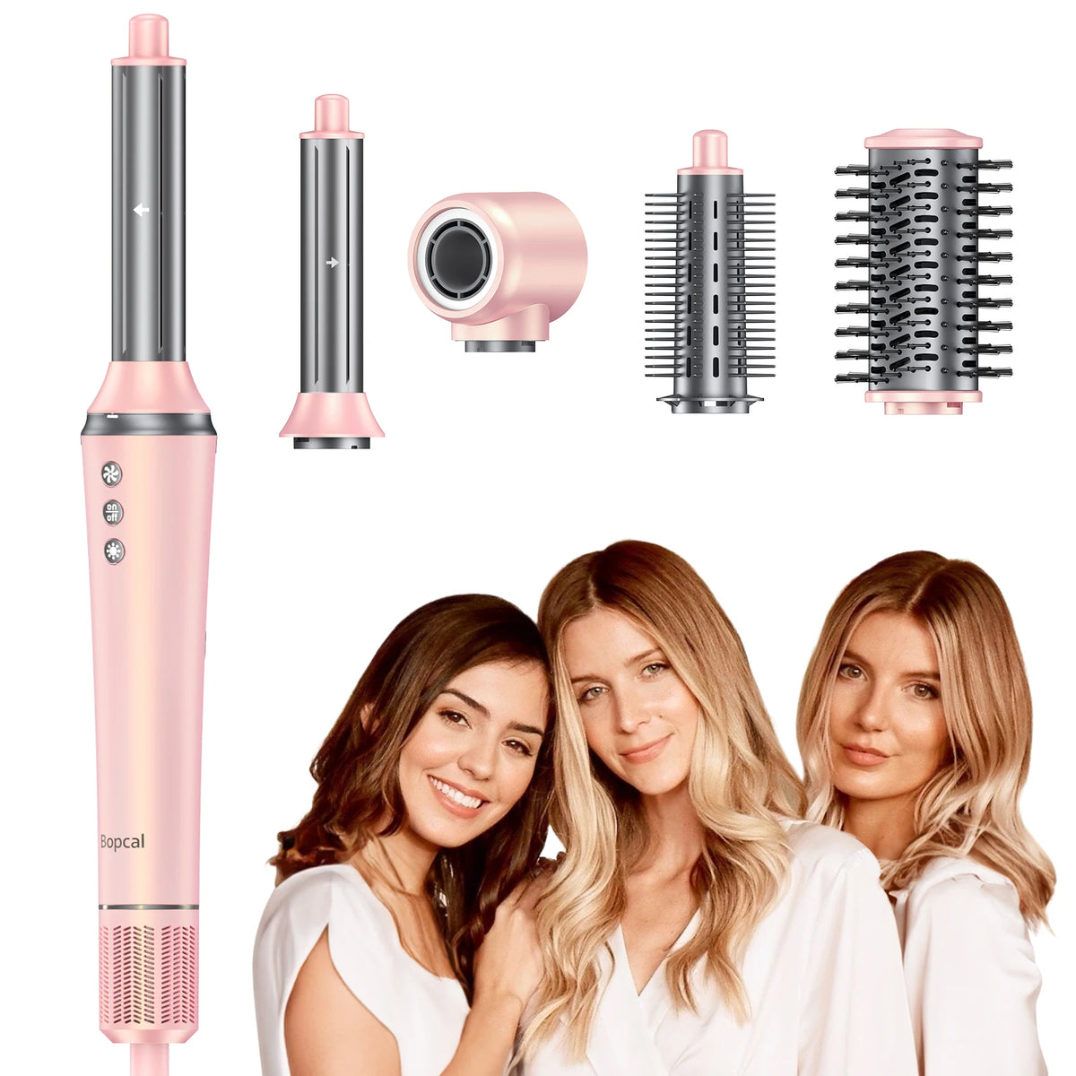 BOPCAL Five In One Hair Dryer Hot Air Styling Comb