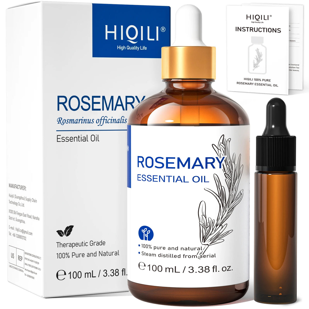 HIQILI Natural Essential Oil Blend 100ml For Diffusers And Candles