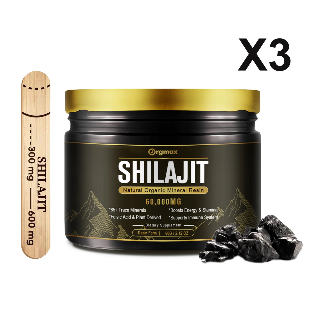 IMATCHME Shilajit Resin Minch Global Trade Energy Immunity