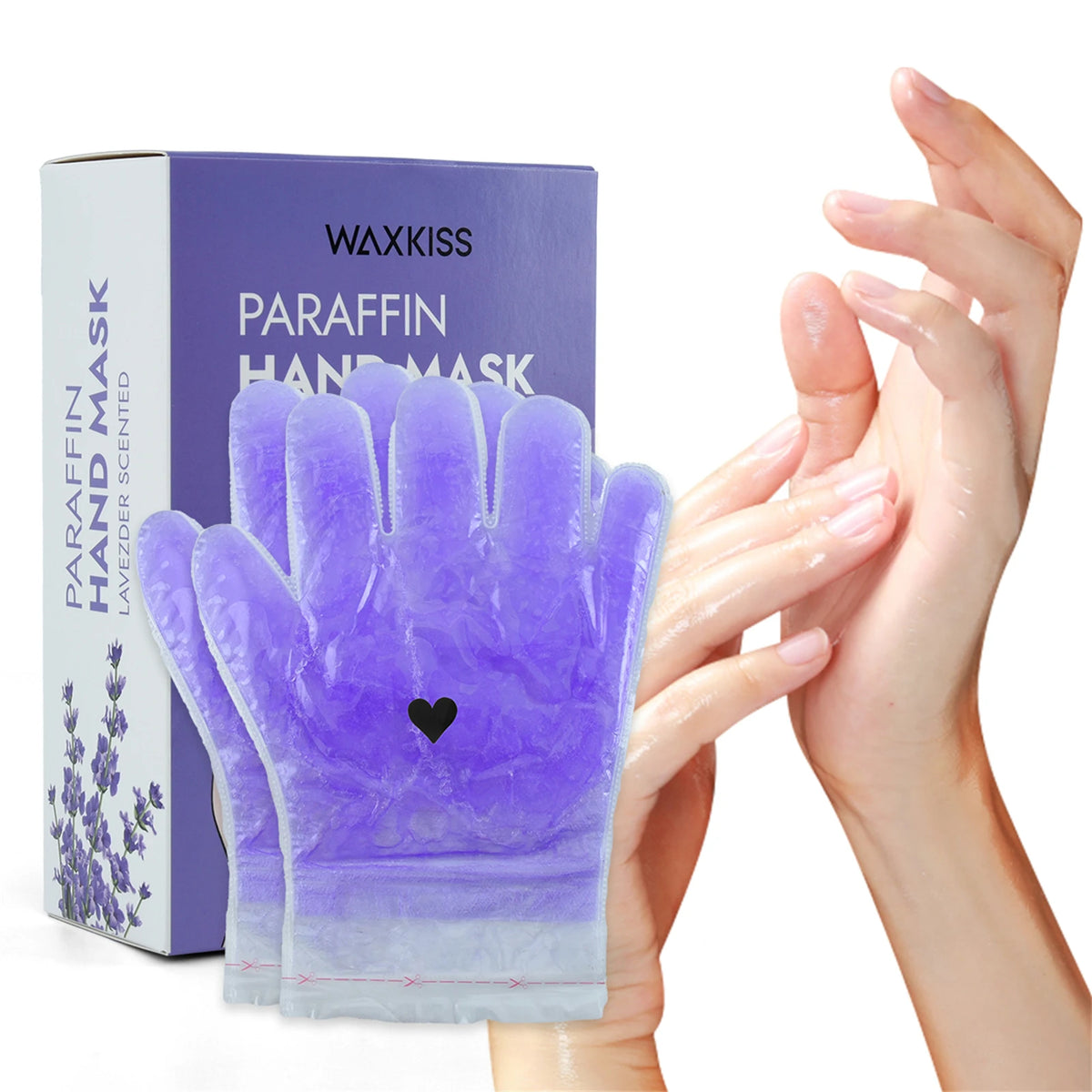 Waxkiss Paraffin Wax Hand Mask for Moisturizing Spa Treatment
