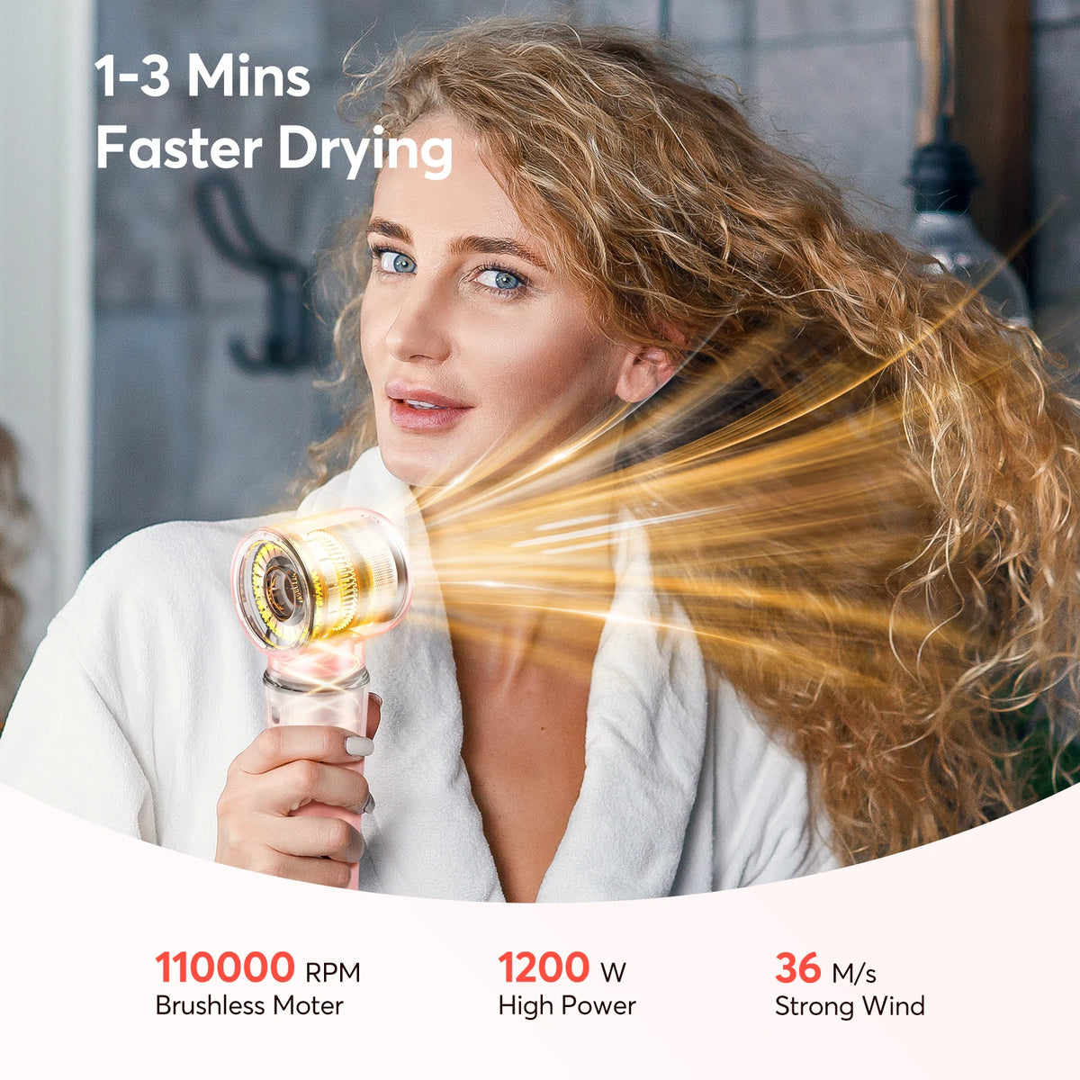 BOPCAL Five In One Hair Dryer Hot Air Styling Comb