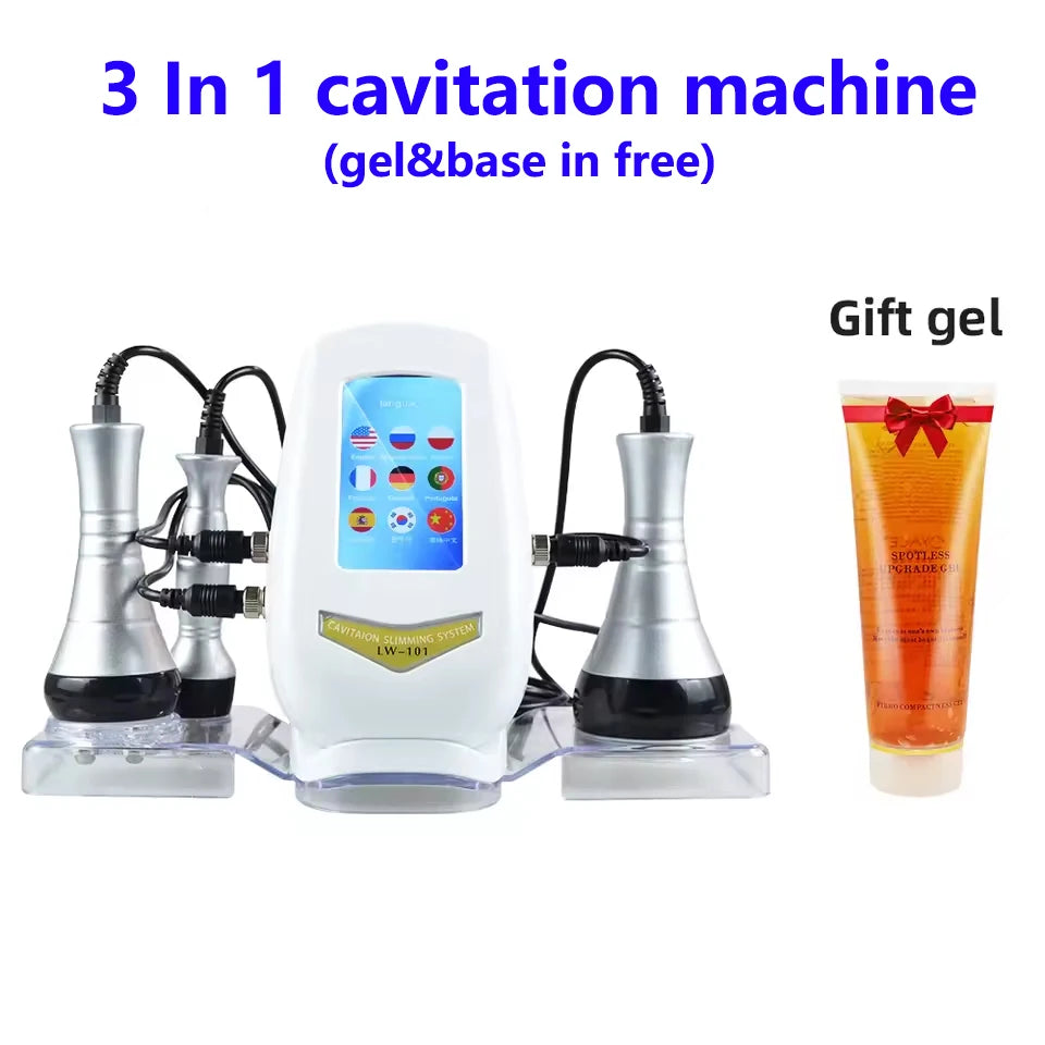 Moonic Beauty 3 In 1 Cavitation Body Slimming Facial Massager