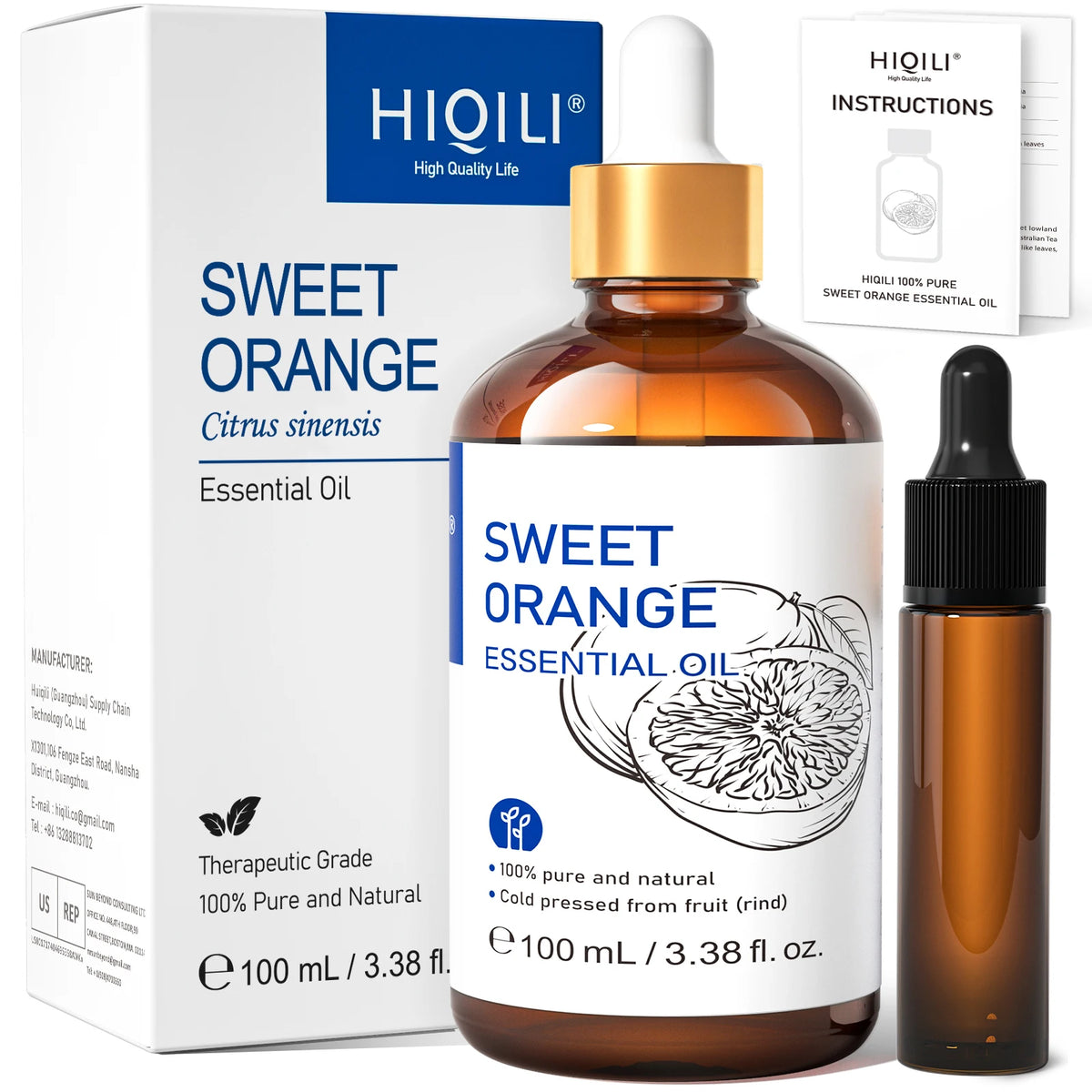 HIQILI Natural Essential Oil Blend 100ml For Diffusers And Candles