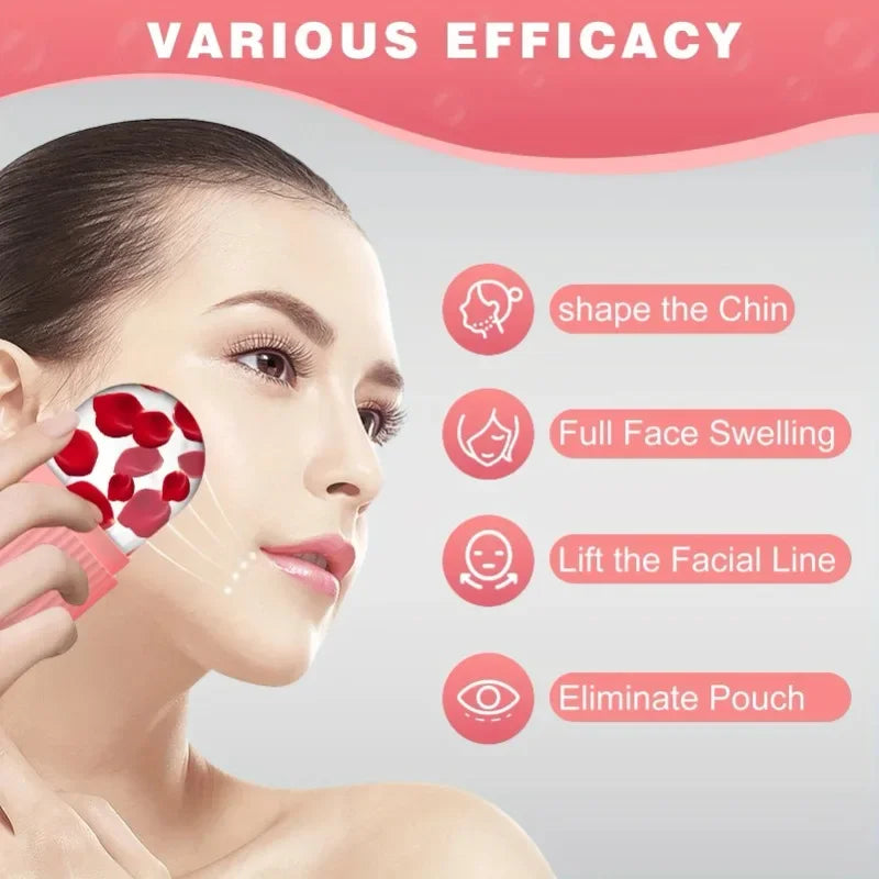 Silicone Cooling Ice Roller Facial Massager For Eye And Face