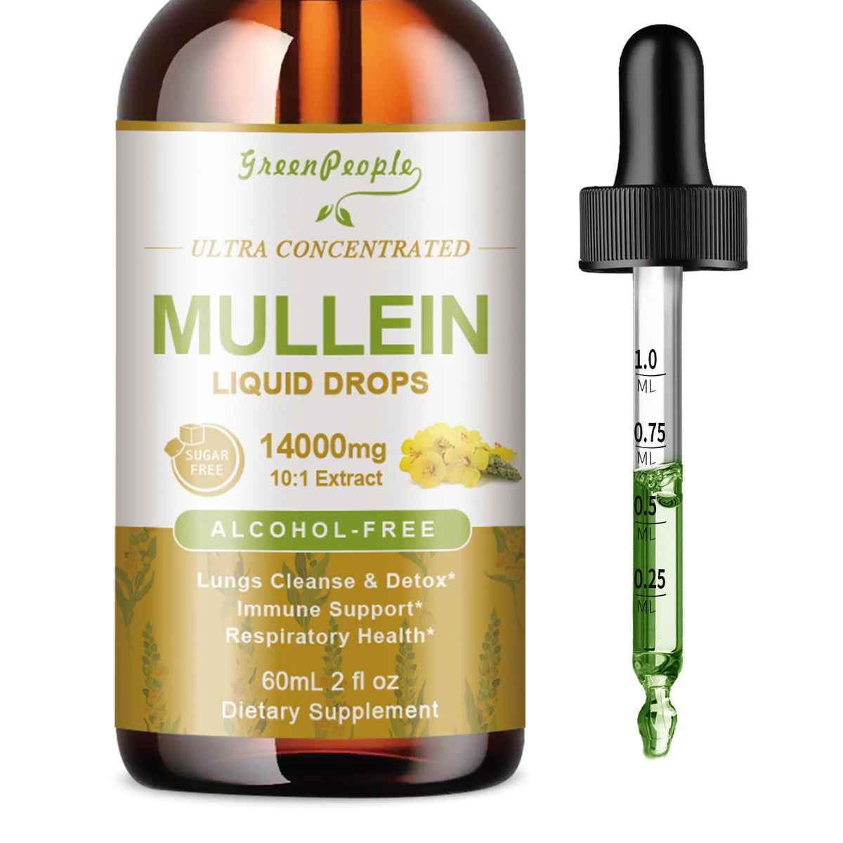 MINCH Mullein Drops Immunity Support And Respiratory Health